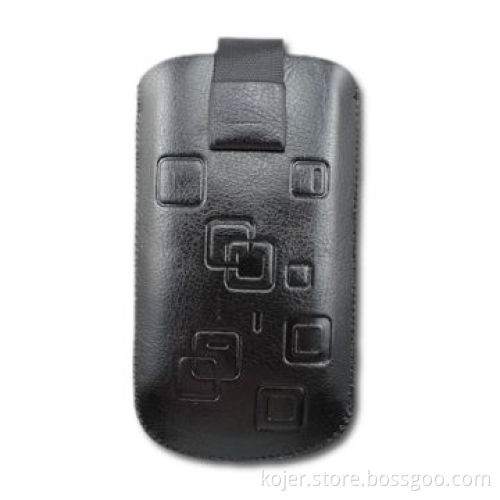 Mobile Phone Case for Apple's iPhone 4, Made of Palm Vein PU, Embossing Square and Magnetic Button